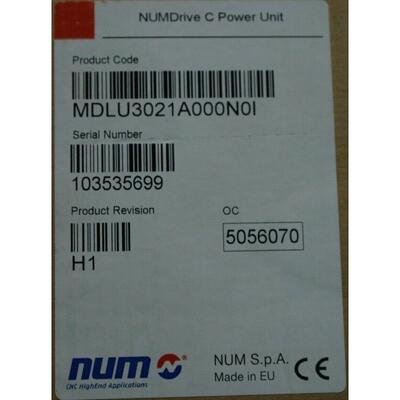 议价NUM NUMDrive C Power Unit MDLU3021A000N0I 伺服驱动