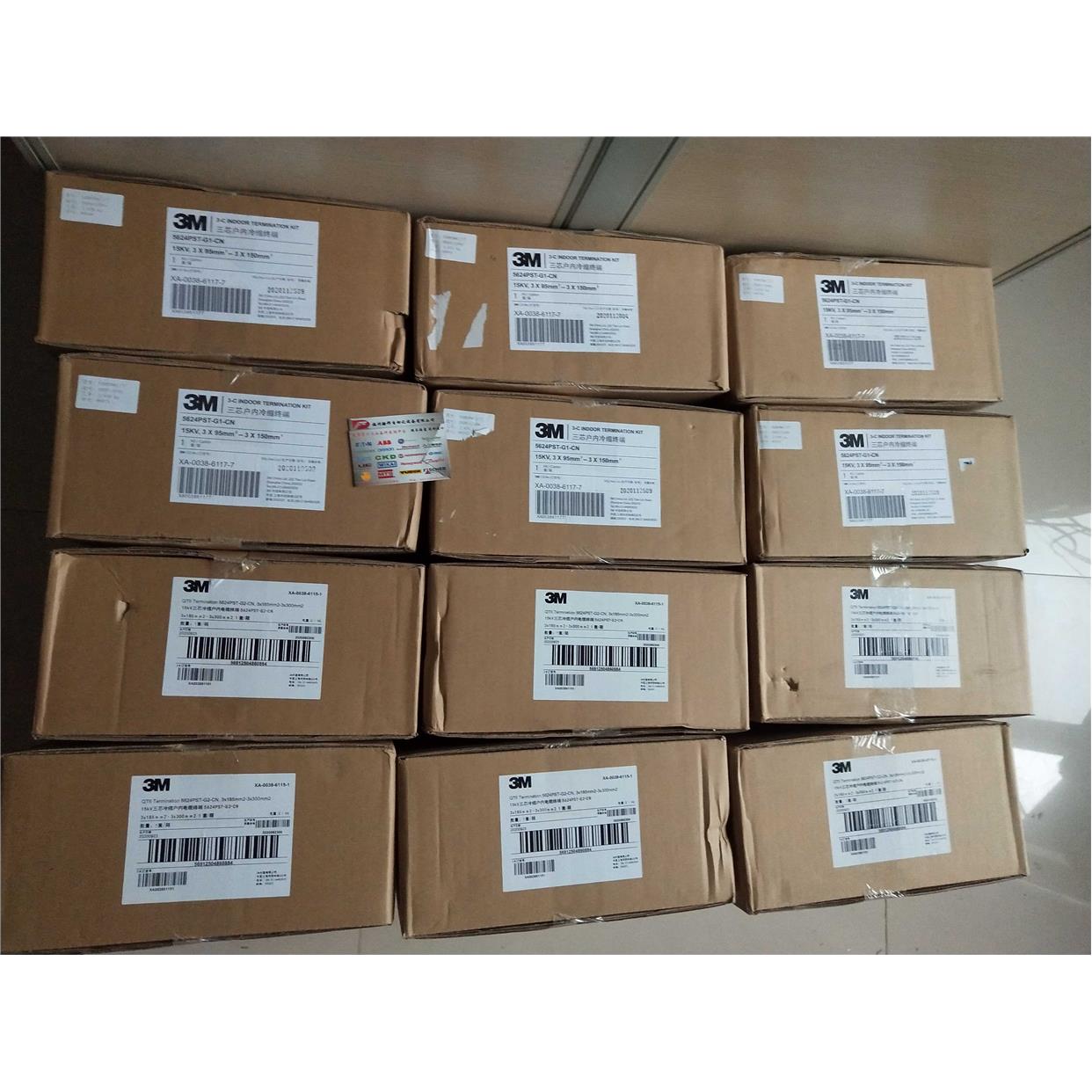 议价3M 15KV户内 395-150mm2 冷缩终端 5624PST-G1-CN - 实物图