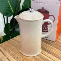 French Le creuset Cool Color French press, hand-brewed coffee maker, British tea maker with original packaging 1L cold water bottle thumbnail 2