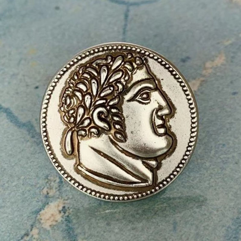 复古犹大三十枚银币合金不掉色圣经故事腓尼基太阳神吊坠硬币项链