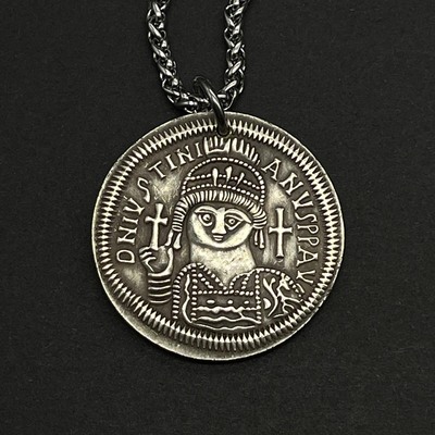 查士丁尼大帝古罗马文创硬币吊坠