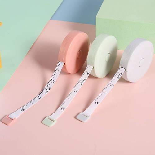 小卷尺迷你皮尺多功能高精度家用便携可爱随身测三围腰胸围软尺实