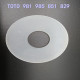 985 829 水箱配件 TOTO 密封圈 851 排水阀 密封皮 SW981
