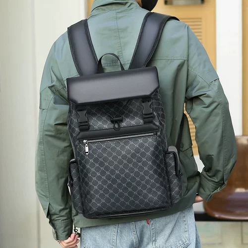 Ноутбук, модный трендовый рюкзак, портативный вместительный и большой универсальный ранец для путешествий, бизнес-версия