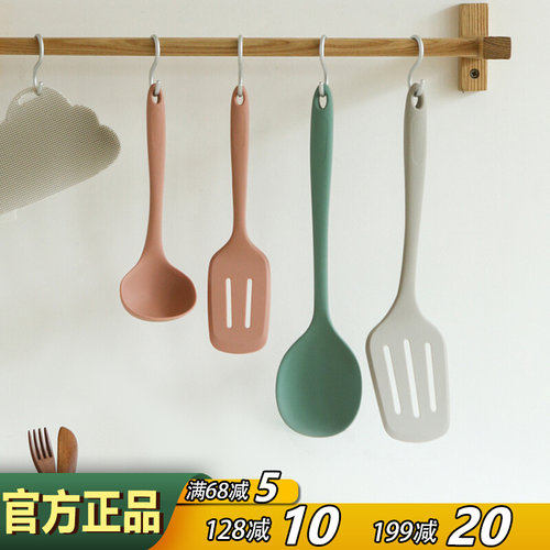 dailylike硅胶汤勺厨具不粘锅铲