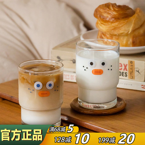 romane创意吐司水杯玻璃杯套装