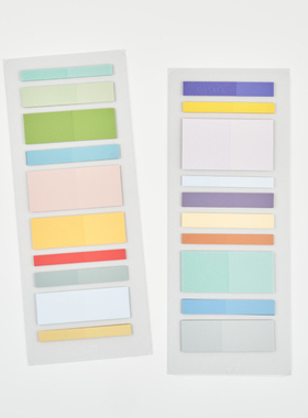 analogue keeper韩国简约彩色索引便签贴便利贴标记贴index flag