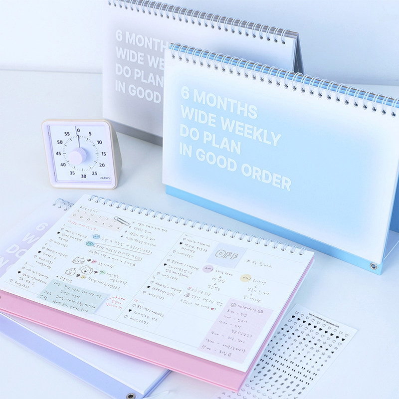 wannathis线圈本桌面学习计划本