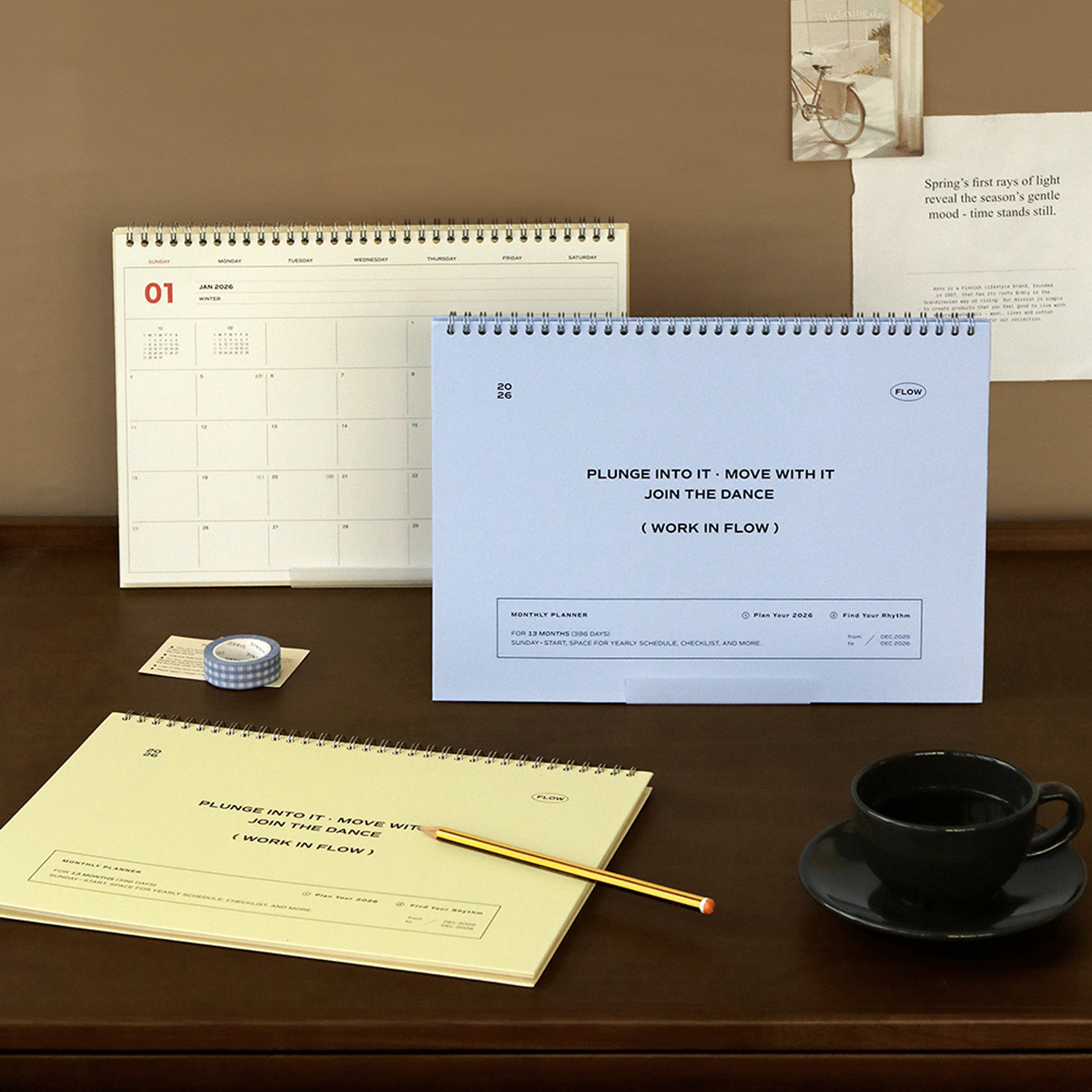 iconic月计划桌面台历2026日程本