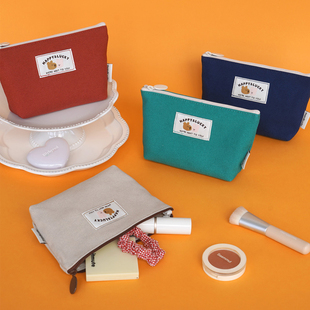 韩国Monolike简约清新立体化妆包便携随身口红数据线零钱药收纳包