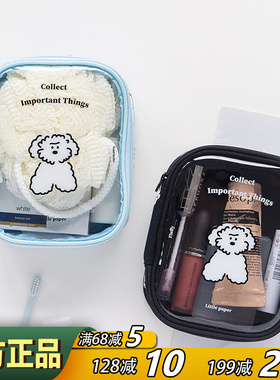 韩国romane可爱ins风立体大容量化妆包旅行防水透明洗漱包收纳包