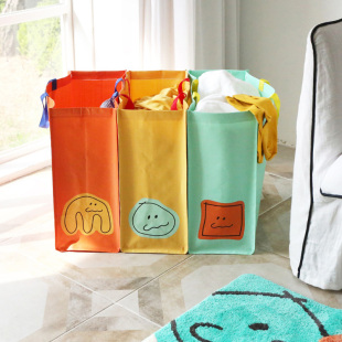 韩国romane小清新手提袋大容量购物袋防水衣物垃圾分类环保收纳袋