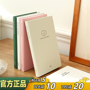 韩国indigo可爱清新硬面万年180天横线日记本DIY手账记事本1天1页
