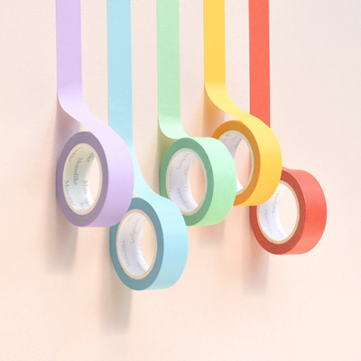 monolike彩虹色和纸DIY拼贴胶带