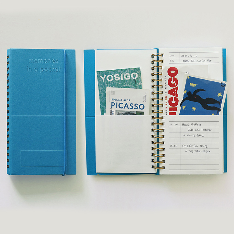 韩国手帐手帐绑带旅行小记事本