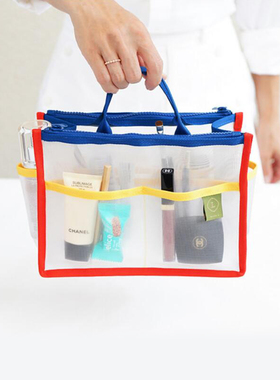 invite.L韩国多功能大容量敞口包中包女手提便携大托特包换包内袋