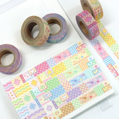 韩国rarahouse可爱卡通胶带手帐日记装 扮贴画 饰相册小卡多彩装