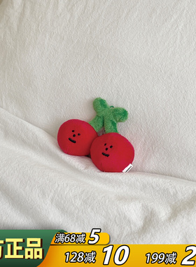 韩国malling booth可爱卡通樱桃球球钥匙扣挂链ins风包包配饰挂件