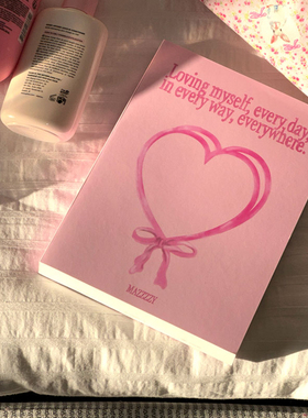 韩国mazzzzy甜美爱心松饼ins风万年型日程计划本日记手账笔记事本