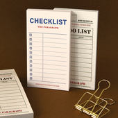 韩国monolike简洁复古ins风核对清单便签本无粘性待办备忘可撕