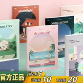 韩国iconic小笔记本本子A5横线软面抄轻薄便携学生办公手帐记事本
