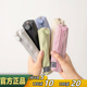 正品 full韩国简约迷你小笔袋男女学生纯色便携防水拉链办公小笔包