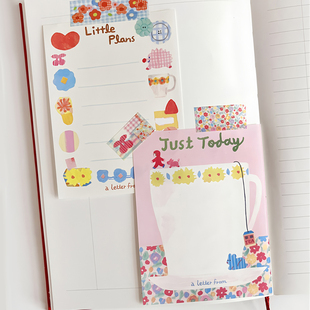 韩国fruitfries可撕日程便签本ins月周计划学习办公便签纸记事本