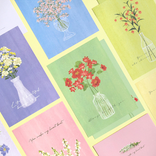 韩国monolike奥利维亚花信纸套装 ins风情书表白祝福写信信封信笺