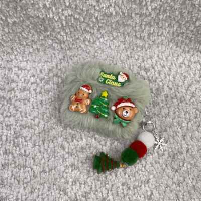 苹果耳机保护套毛绒小众