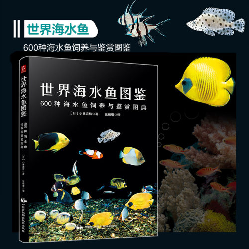 正版 世界海水鱼图鉴 600种海水鱼饲养与鉴赏图典 选鱼养鱼赏鱼书小林道信著 海底生物彩色图鉴 神秘动物图鉴 海水鱼图鉴