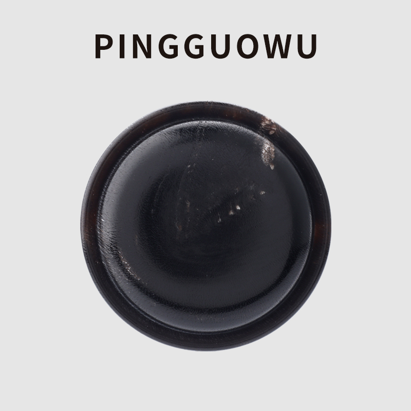 满300减30天然黑水牛角纽扣