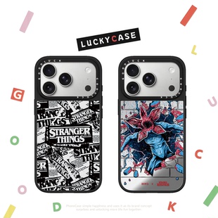 CASETIFIY联名怪奇物语怪兽鬼怪漫画适用iphone17手机壳16promax苹果15pro镜面MagSafe磁吸14plus潮牌13C家12