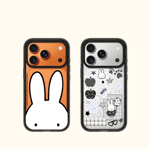 C家大脸米菲兔适用iphone17手机壳16promax苹果15pro透明MagSafe磁吸14plus保护套13日韩ins卡通12卡通少女