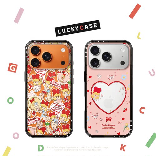 联名卡通捧花少女适用iphone17新壳体纤巧手机壳18promax苹果16pro磁吸MagSafe透明15plus可爱14C家12