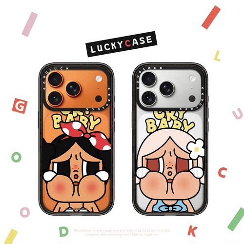 C家大脸丸子头哭娃Baby适用iphone17手机壳16promax苹果15pro磁吸MagSafe透明14plus可爱13甜酷少女12卡通ins