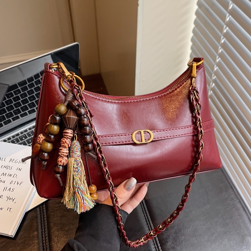 小众设计时尚百搭腋下包包女2026新款复古手拎包高级感单肩斜挎包,箱包皮具/热销女包/男包,腋下包,淘宝优惠券,粉丝福利购,淘宝优惠卷