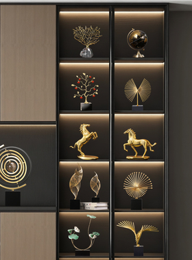 轻奢金属地球仪摆件客厅书房装饰