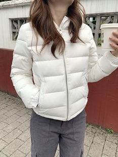 哦米家·冬季2025新款爱丽白天鹅羽绒服女新标白鸭绒外套宅女同款