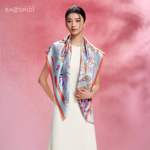 16姆米桑蚕丝缎面丝绸 105*105cm大尺寸