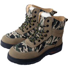Chaussons enfants en suède pour hiver - semelle caoutchouc - Ref 1008699 Image 15