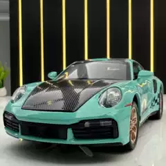 Porsche 911 Turbo S Simulation Car Model Tv Cabinet Wine Cabinet Entryway Decoration Desktop Figurine Ornament for Men