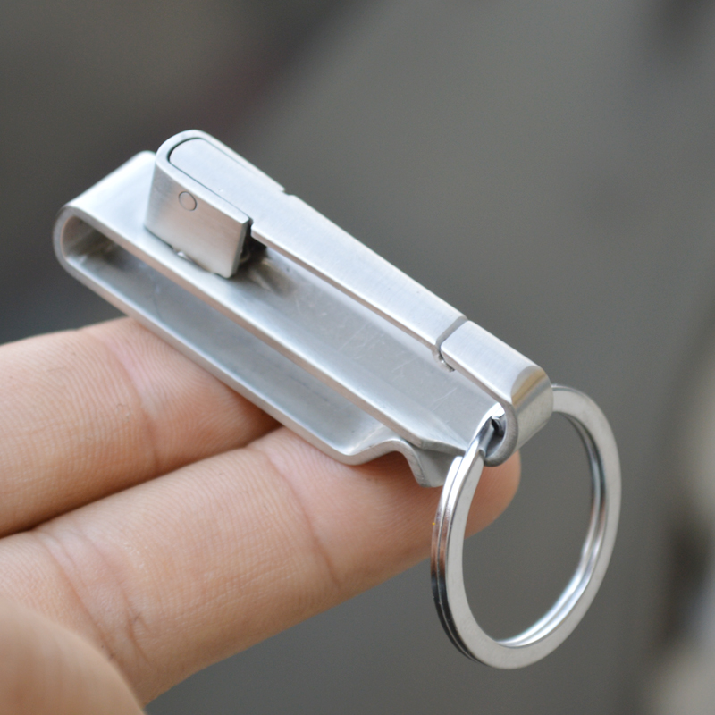 不锈钢皮带扣运动裤钥匙扣卡裤扣