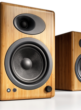 Audioengine声擎A5+书架式Hi-Fi立体声2.0声道有源电脑电视音箱