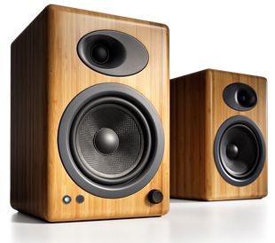 Audioengine声擎A5+书架式Hi-Fi立体声2.0声道有源电脑电视音箱