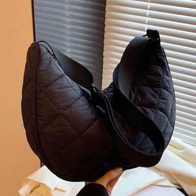 高级质感帆布包包女大容量秋冬2024新款小众设计斜挎包通勤托特包