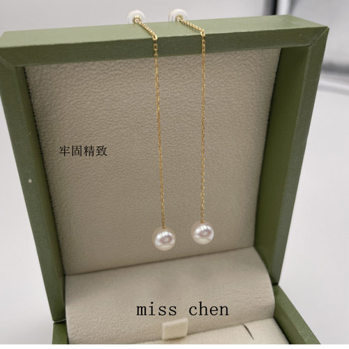 耳饰白透粉环坠长款流苏灯泡