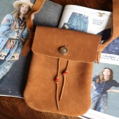 bag药包小斜挎包 全手工缝制美式 复古印第安medicine 日系VISV包