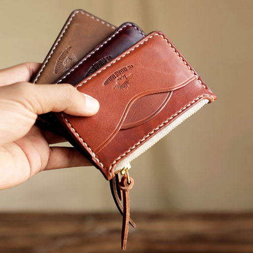 美国霍尔文手工卡包卡套简约钱包