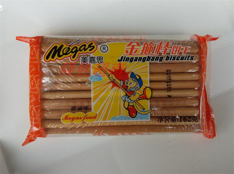 广东佛山顺德美嘉思酥性手指饼干金箍棒金刚棒饼干162克