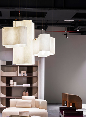 baxter简约现代高级别墅大师设计吊灯工装会客区柔光氛围主灯具